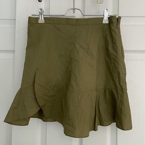 NWT!!! Madewell Asymetrical Short Skirt Size 2